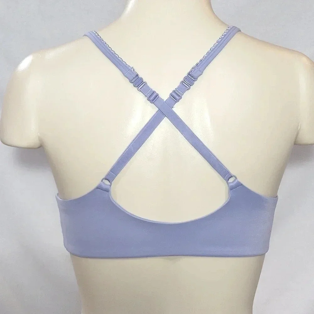 SMALL Gilligan OMalley Lightly Lined‎ WireFree Lounge Bra Misty Blue NWT - Picture 4 of 5